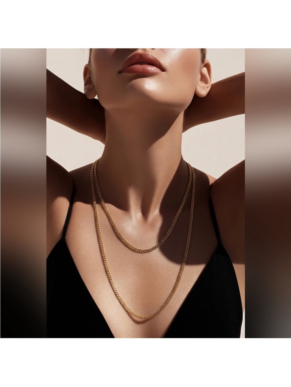 Monet Vintage Gold plated necklaces. GUC